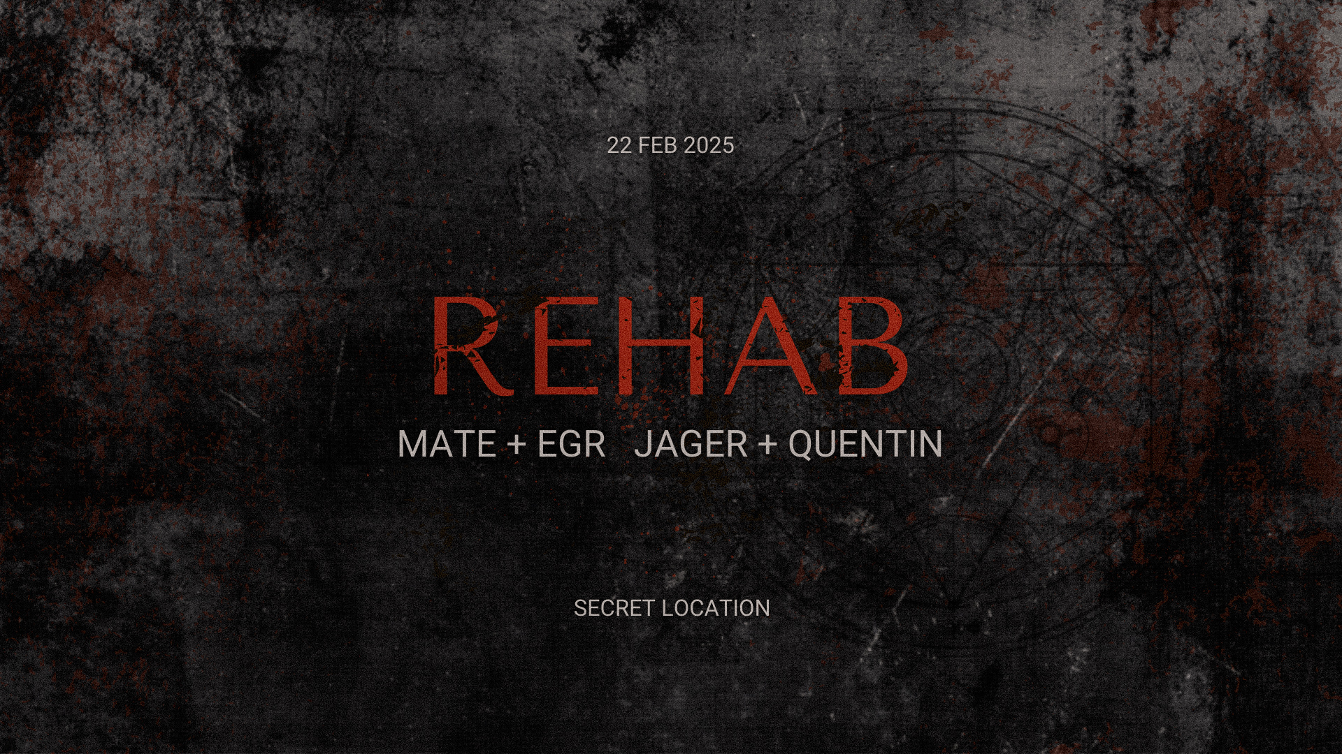 REHAB STORY 3.0 - 8 maf fabrika party warehouse party rave techno minimal art family 1